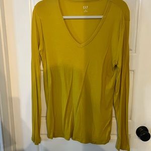 Gap mustard yellow long sleeve